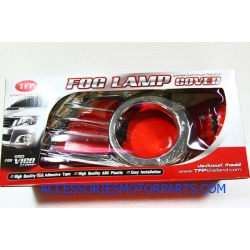 ฝาโครเมี่ยม ครอบไฟตัดหมอก สปอร์ตไลท์  ใส่โตโยต้า ไฮลัค วีโก้ แชมป์ Toyota Hilux vigo champ 2011
